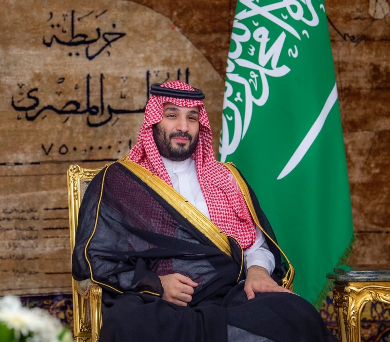 الأمير محمد بن سلمان في اللقاء الثنائي بقصر الاتحادية