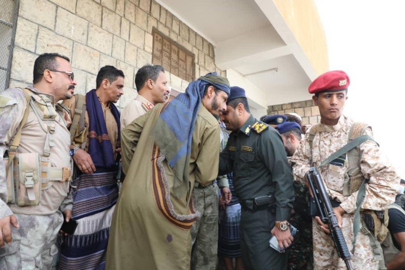 لقاءات بين قادة الجيش والأمن في أبين