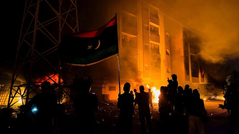مطاهرات ليلية في ليبيا