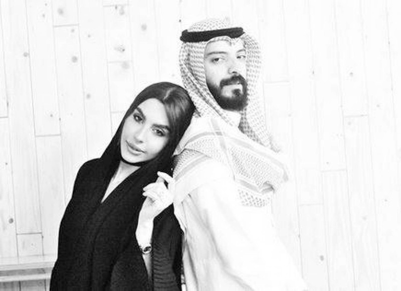 



 الممثل السعودي يعقوب الفرحان والمغنية اللبنانية ليلى إسكندر.