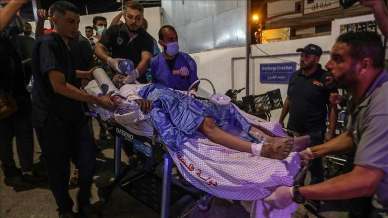 مدنيون ضحايا القصف الإسرائيل على غزة