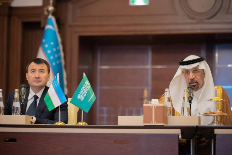 خالد الفالح في اجتماع المجلس السعودي الأوزبكي