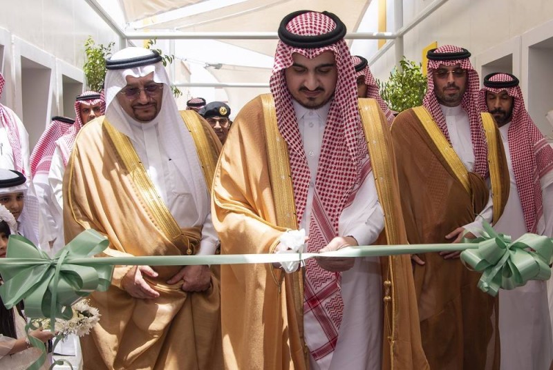 أمير مكة بالنيابة الأمير بدر بن سلطان مدشنا المشاريع التعليمية (إمارة مكة المكرمة)