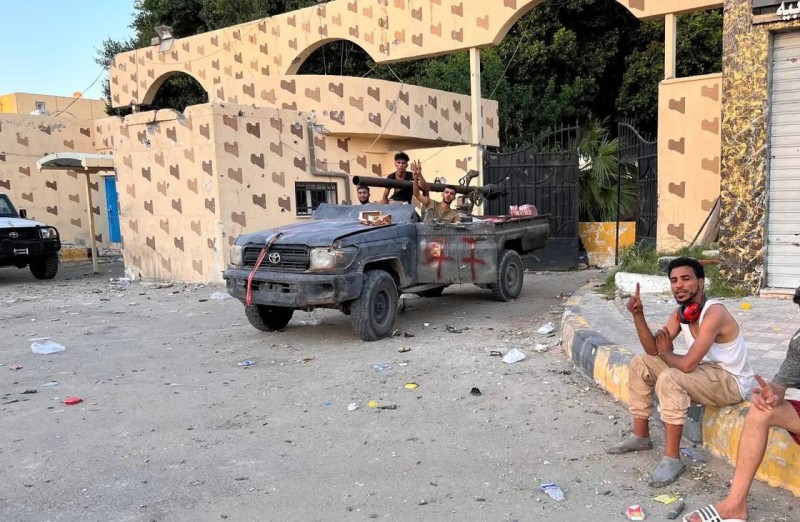 المواجهات في العاصمة الليبية طرابلس.