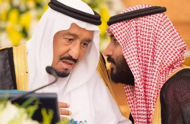 الملك سلمان وولي العهد الأمير محمد بن سلمان