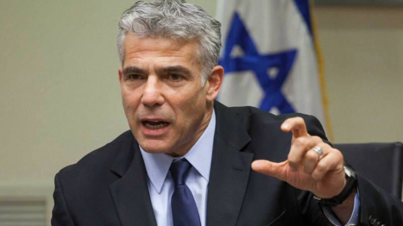 رئيس حكومة تصريف الأعمال الإسرائيلية يائير لبيد.