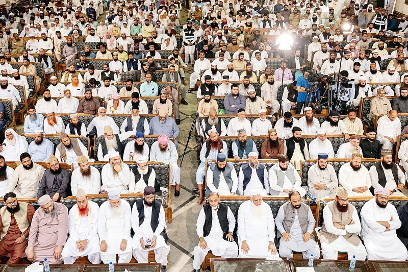 



من أعمال أحد أكبر ملتقيات علماء باكستان التي انعقدت على شرف أمين عام الرابطة.