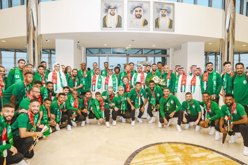 



بعثة المنتخب السعودي في أبوظبي.