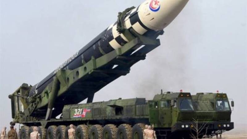 أحد صواريخ كوريا الشمالية