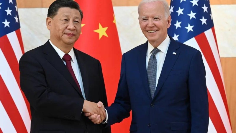 الرئيسان الأمريكي والصيني.