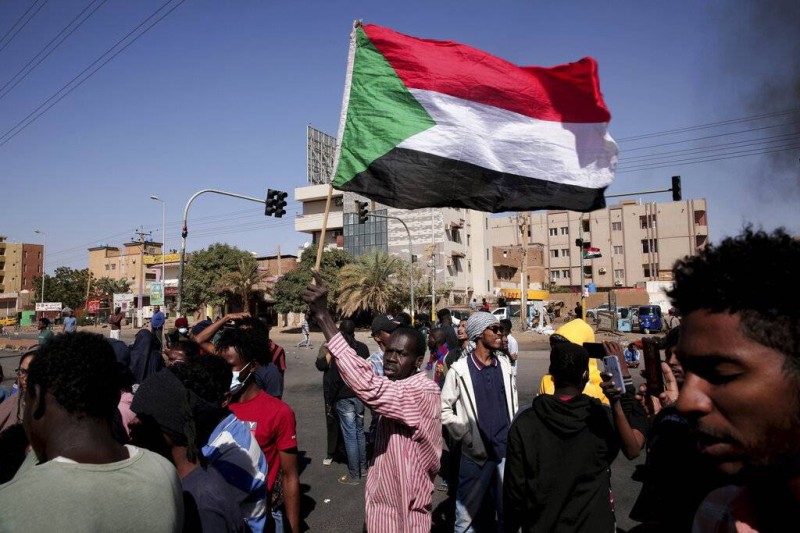  تظاهرة سودانية سابقة .