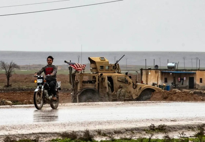 قوات أمريكية في منطقة شرق سورية.