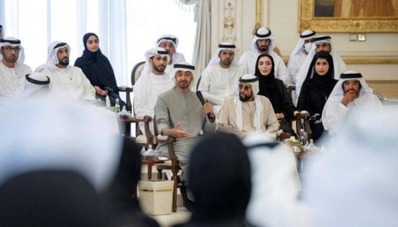  رئيس الإمارات الشيخ محمد بن زايد متحدثا لشباب المستقبل
