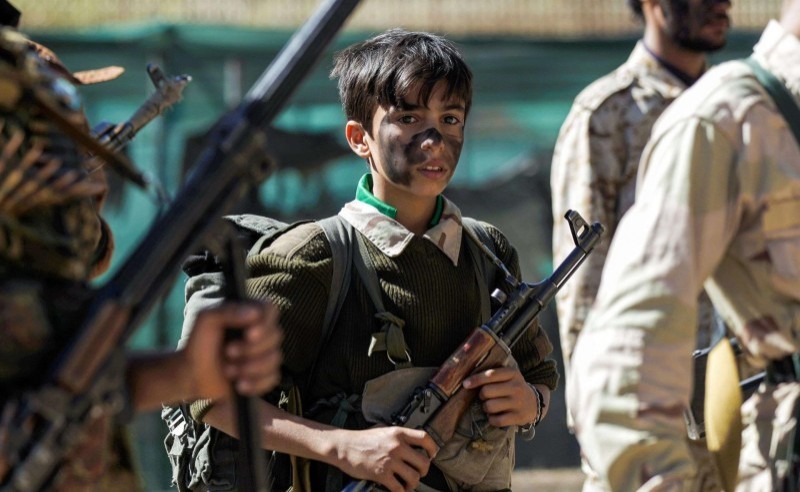 طفل جندته المليشيا الحوثية.