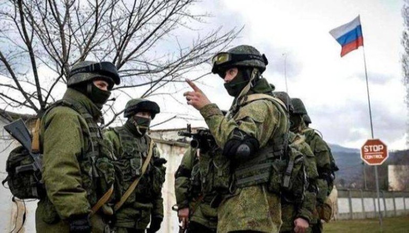 قوات روسية في أوكرانيا.