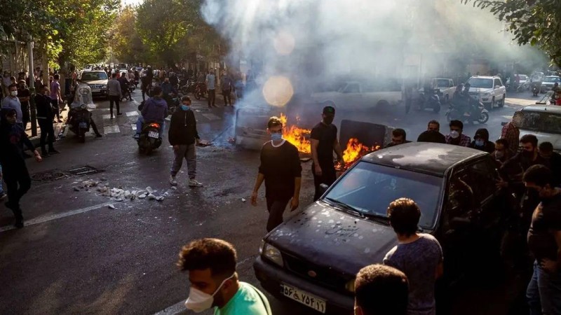 من مظاهرات إيران.