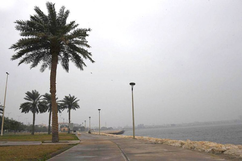 



شاطئ المنطقة الشرقية شهد هطول أمطار أمس. (واس)