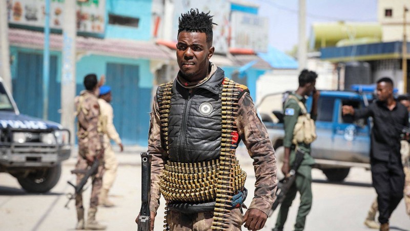 عناصر من الأمن الصومالي