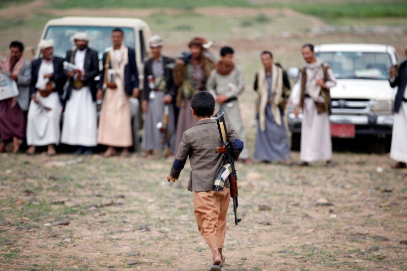 طفل جندته المليشيا الحوثية


