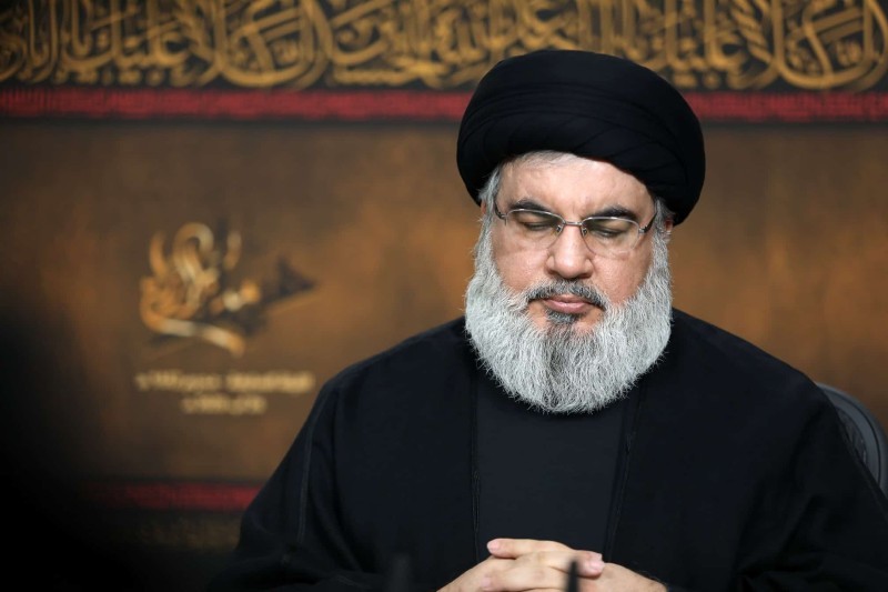 زعيم الإرهاب الإيراني في لبنان.