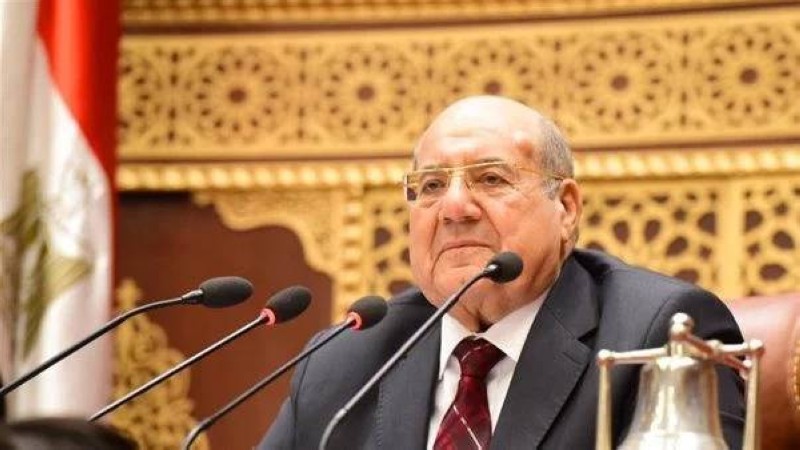 رئيس مجلس الشيوخ المصري المستشار عبد الوهاب عبدالرازق.