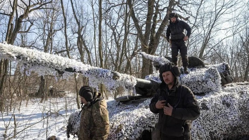 قوات أوكرانية في باخموت