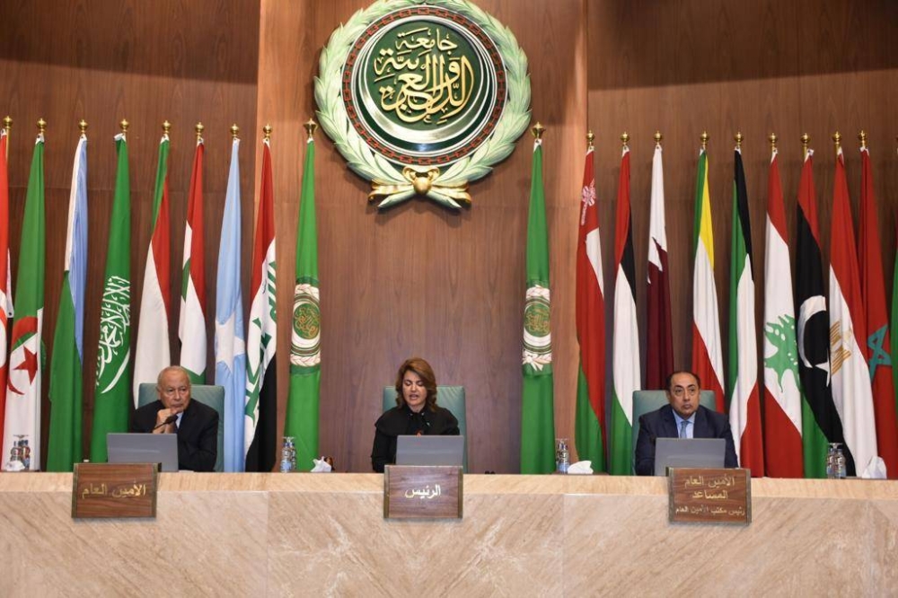 وزيرة خارجية ليبيا تترأس الجلسة التي رفض سامح شكري حضورها.