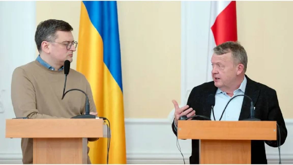 وزيرا الخارجية الدنماركي والأوكراني.