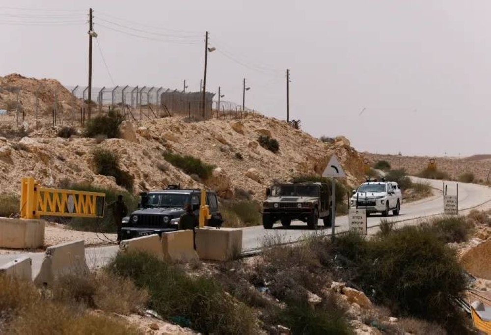 دوريات اسرائيلية على الحدود المصرية الإسرائيلية