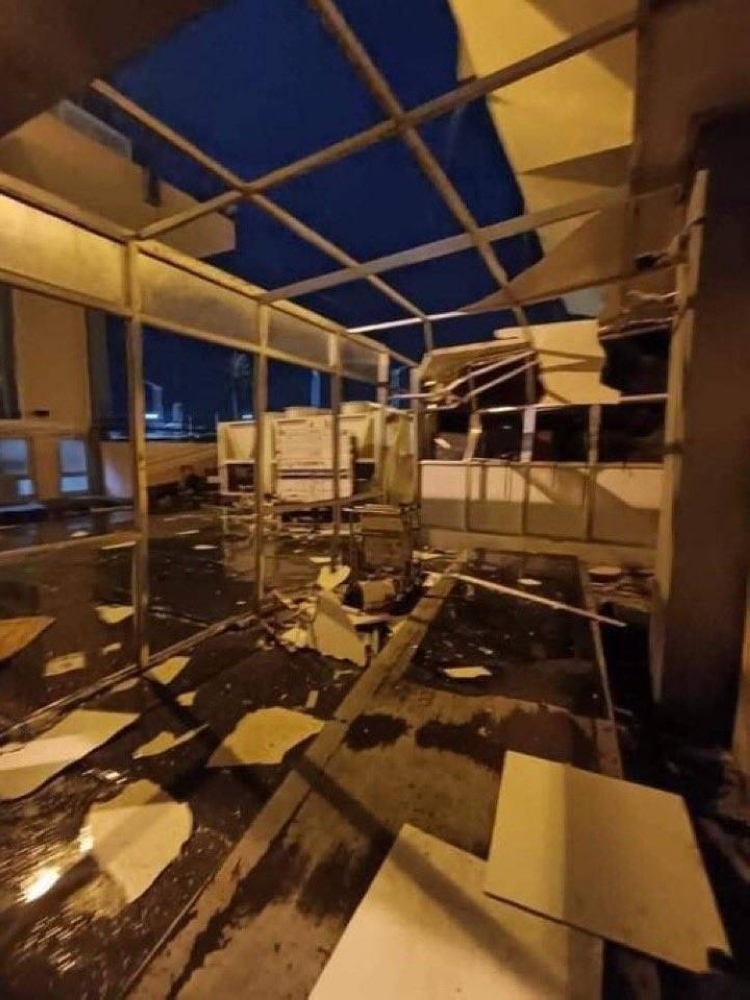 أضرار مطار عدن.