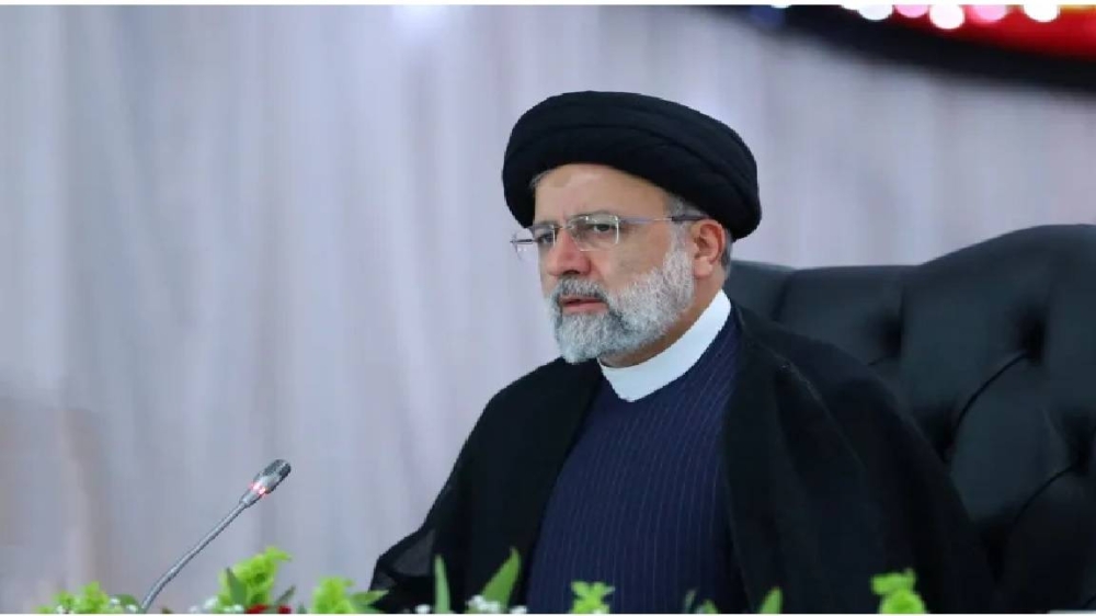 الرئيس الإيراني إبراهيم رئيسي.