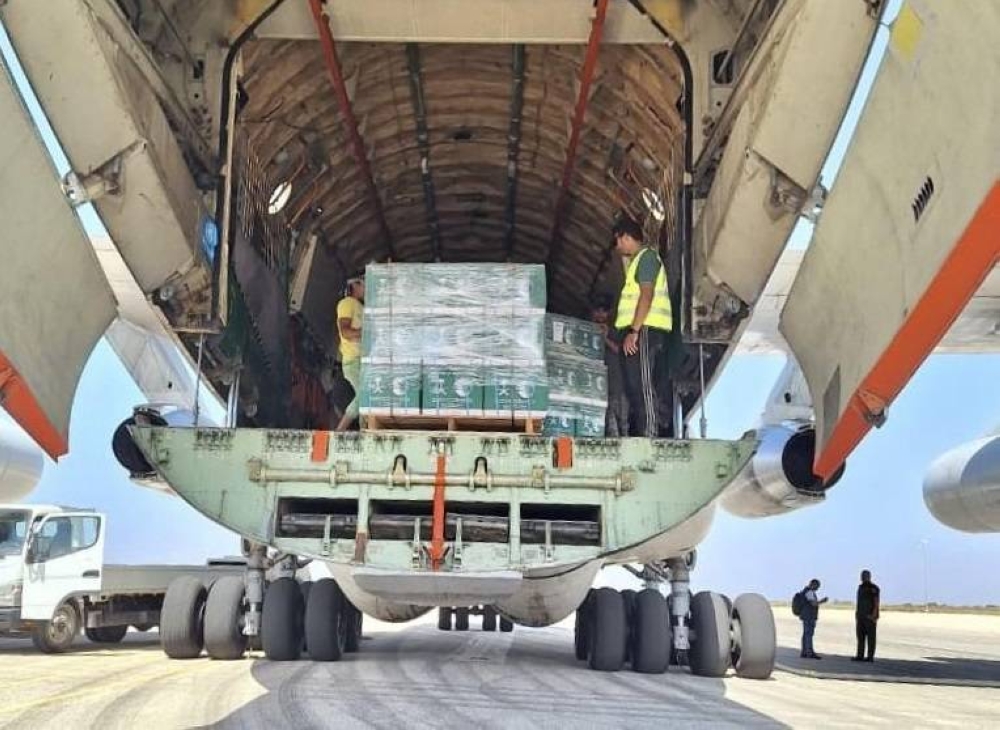 وصول الطائرة الإغاثية السعودية الثانية لمتضرري الفيضانات في ليبيا