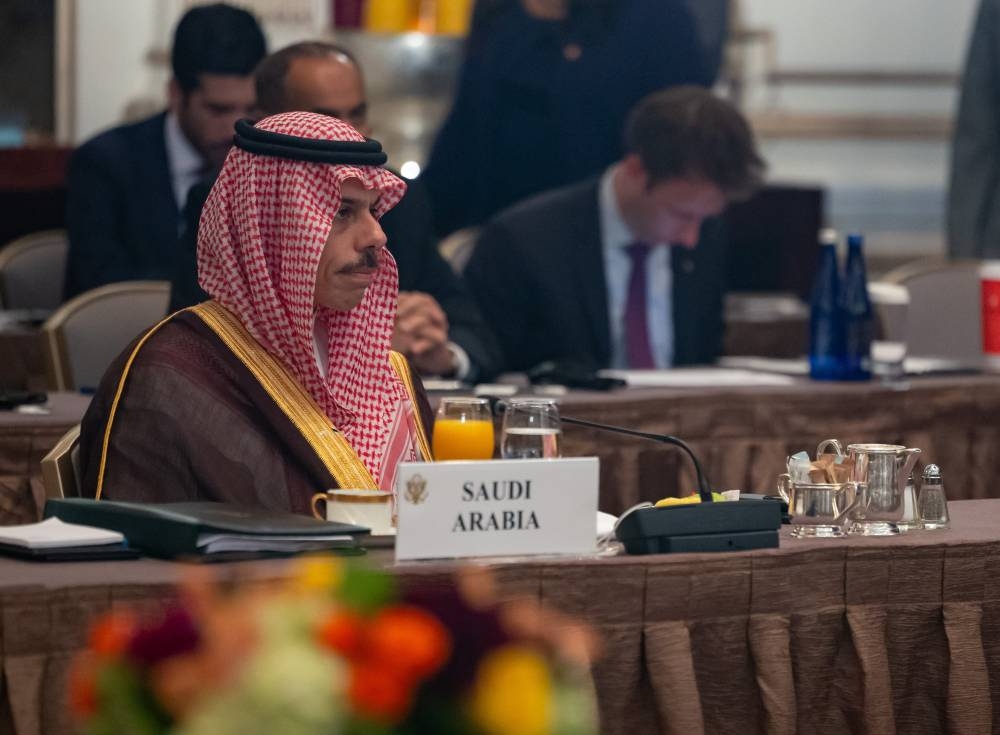 الاجتماع الوزاري الخليجي الأمريكي المشترك، الذي عقد على هامش أعمال الجمعية العامة للأمم المتحدة الـ78 بمدينة نيويورك. (الخارجية) (1)