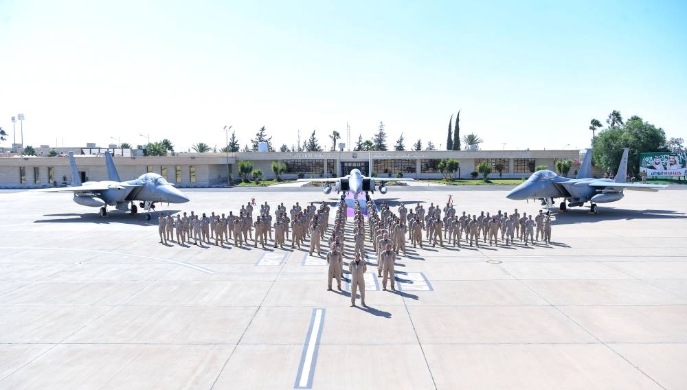 



القوات الجوية الملكية السعودية المشاركة في تمرين «درع السِند 2023»، الذي يُنفذ في قاعدة مصحف الجوية في جمهورية باكستان الإسلامية.