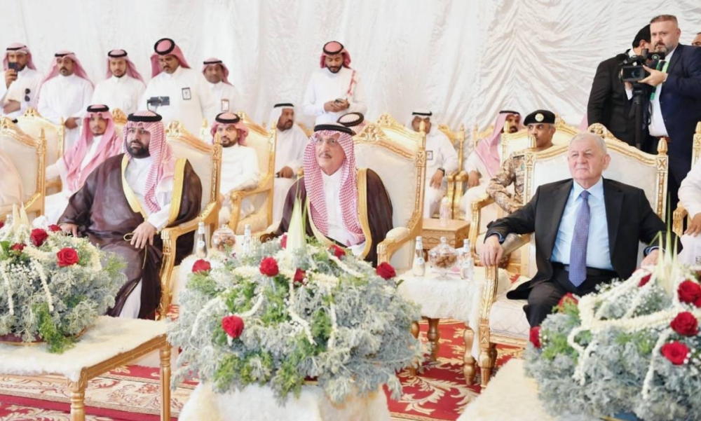 



الرئيس العراقي خلال الحفل الذي أقيم له في جازان. (إمارة جازان)