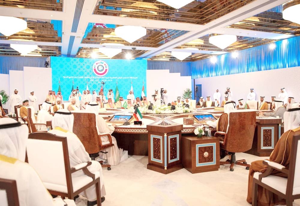 وزير الخارجية خلال مشاركته في الاجتماع الوزاري الـ 158 التحضيري للدورة الـ 44 للمجلس الأعلى لمجلس التعاون لدول الخليج العربية بالدوحة. (واس)