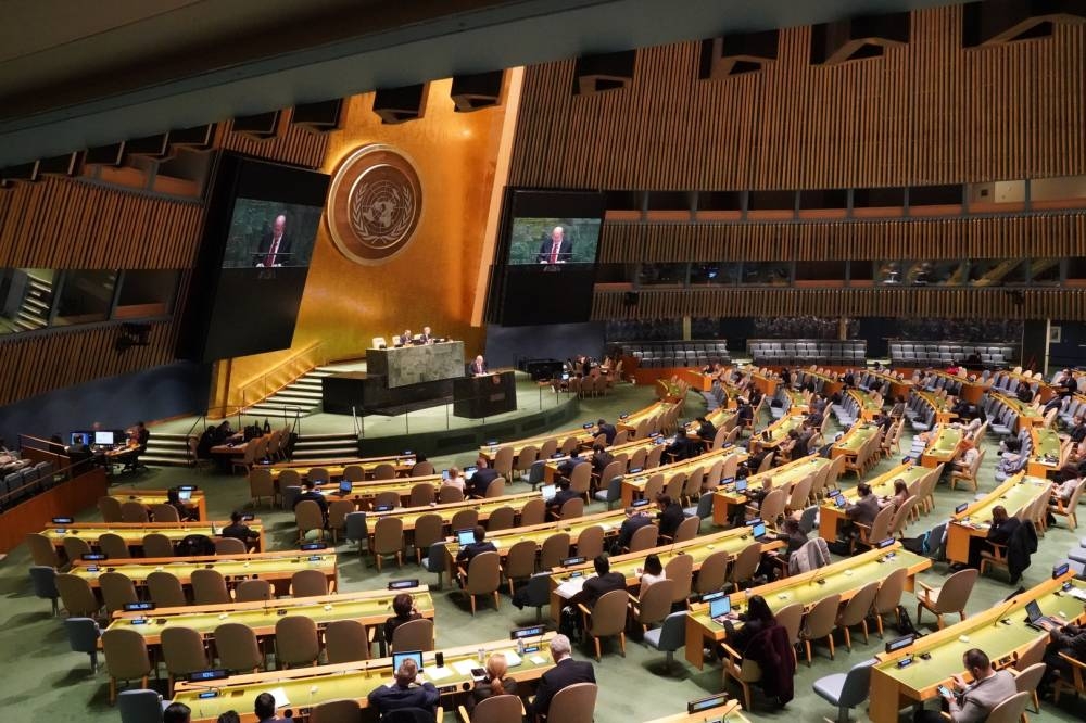 اجتماع سابق للجمعية العامة للأمم المتحدة
