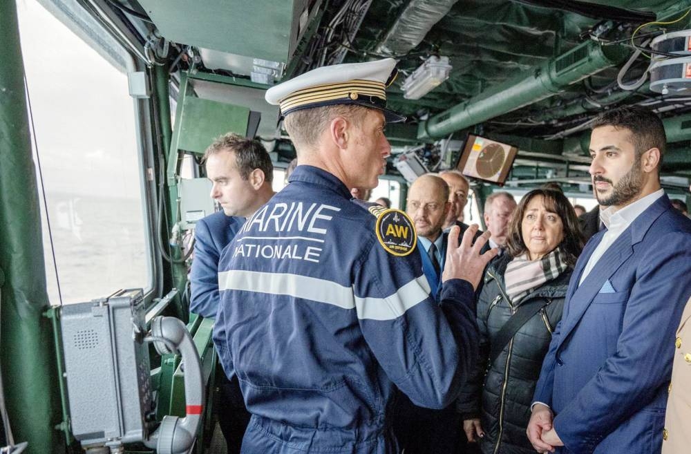 



وزير الدفاع يزور الفرقاطة الفرنسية «شوفالييه بولو».