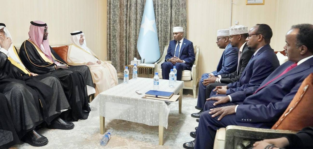 



رئيس وزراء الصومال يلتقي الربيعة. (واس)
