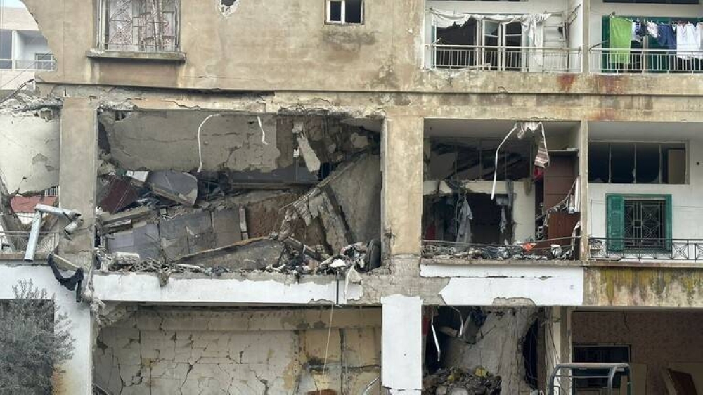 المنزل الذي استهدفه القصف الاسرائيلي