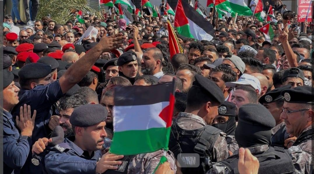 مظاهرات نشر الفوضى في الأردن
