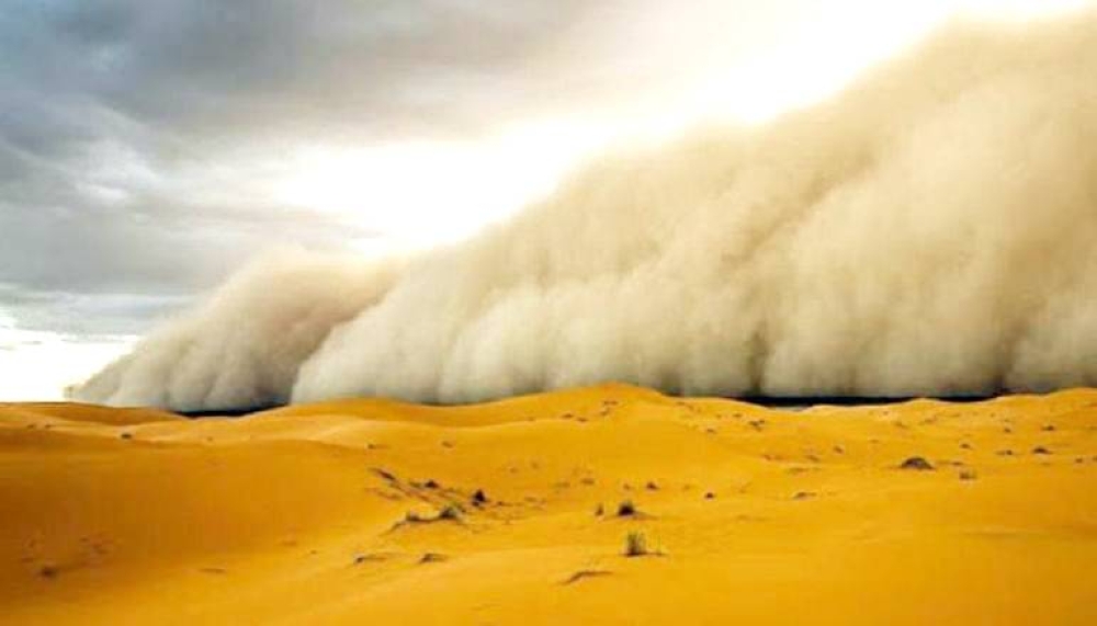 غبار الصحراء يهدد صحة الإنسان.