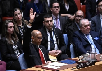  الفيتو الأمريكي يجهض المشروع العربي بقبول عضوية فلسطين في الأمم المتحدة.