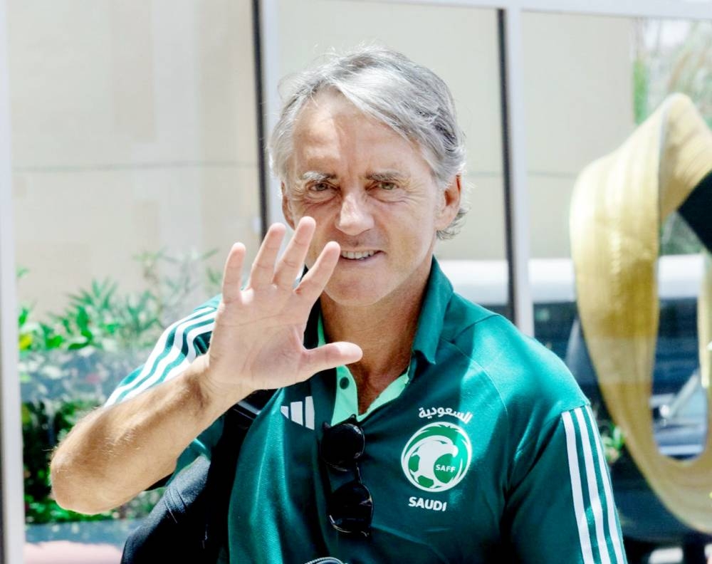 مدرب المنتخب السعودي مانشيني