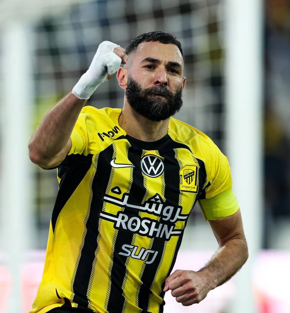 قائد الاتحاد كريم بنزيما