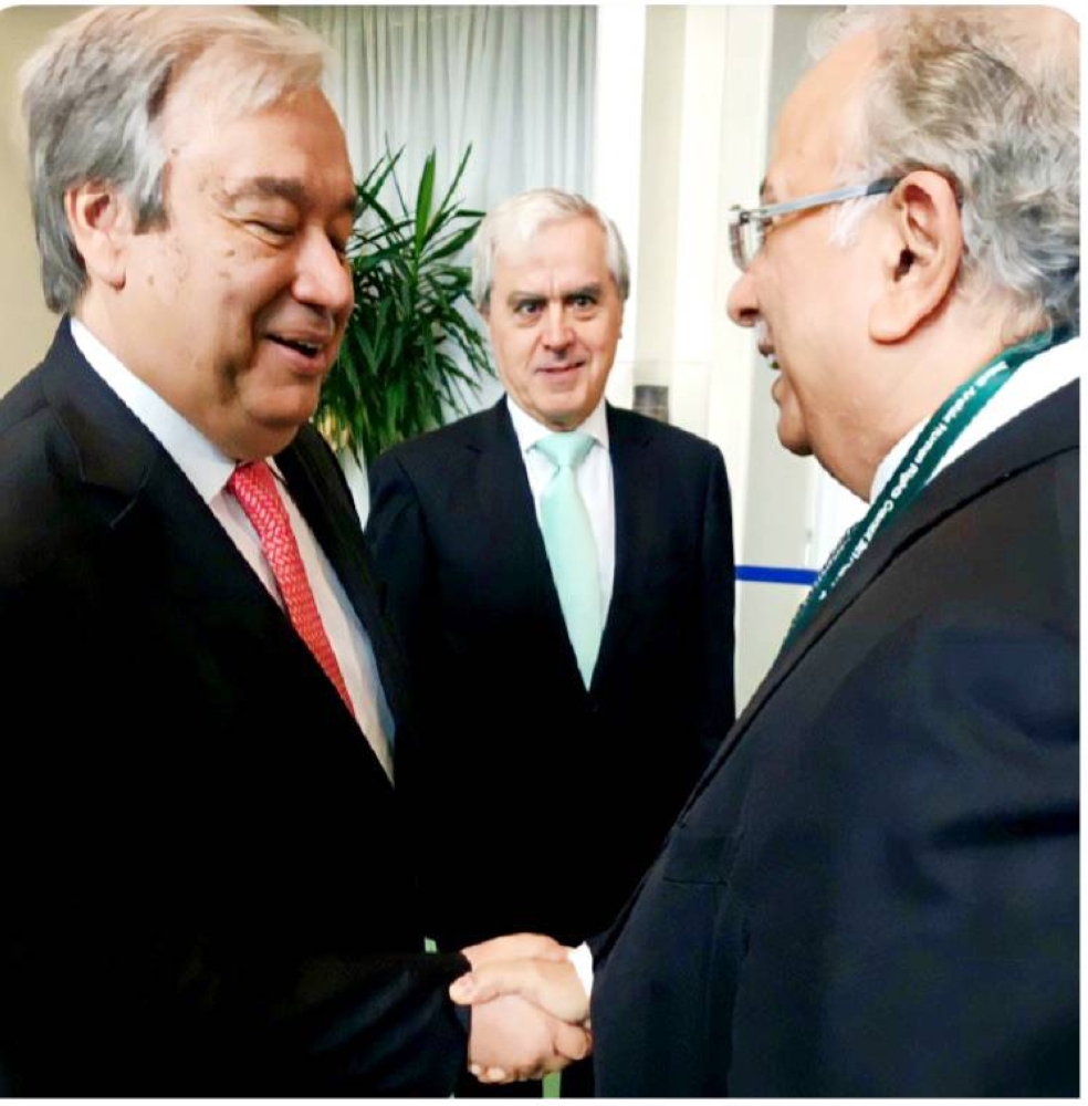 المعلمي يهنئ أنطونيو غوتيريس
بتولي منصب الأمين العام للأمم المتحدة.