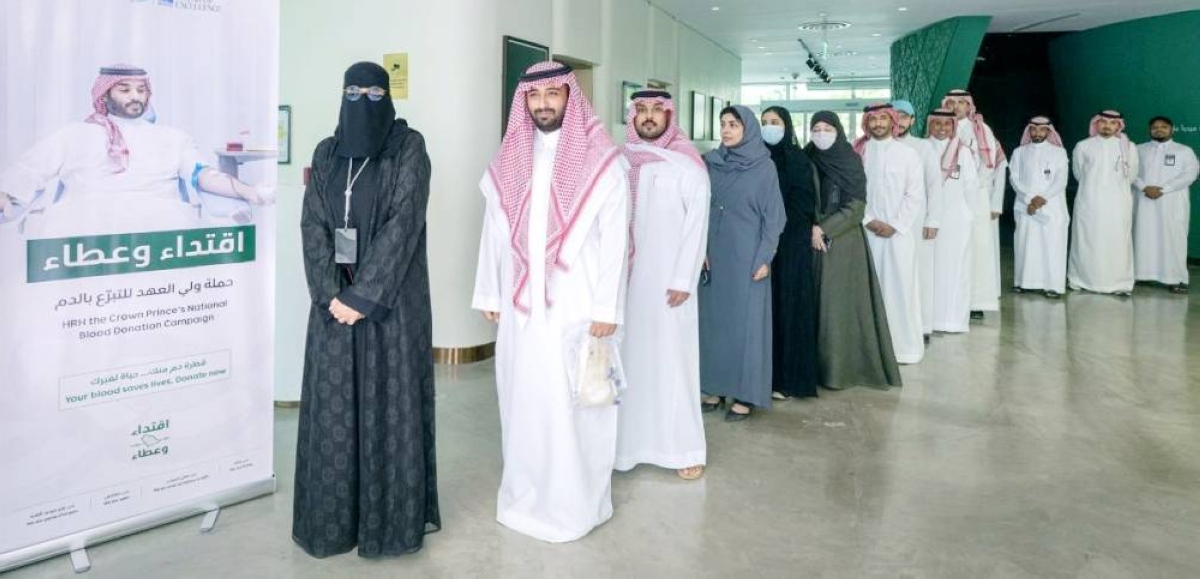 استجابة شعبية كبيرة لنداء ولي العهد للتبرع بالدم في أنحاء المملكة